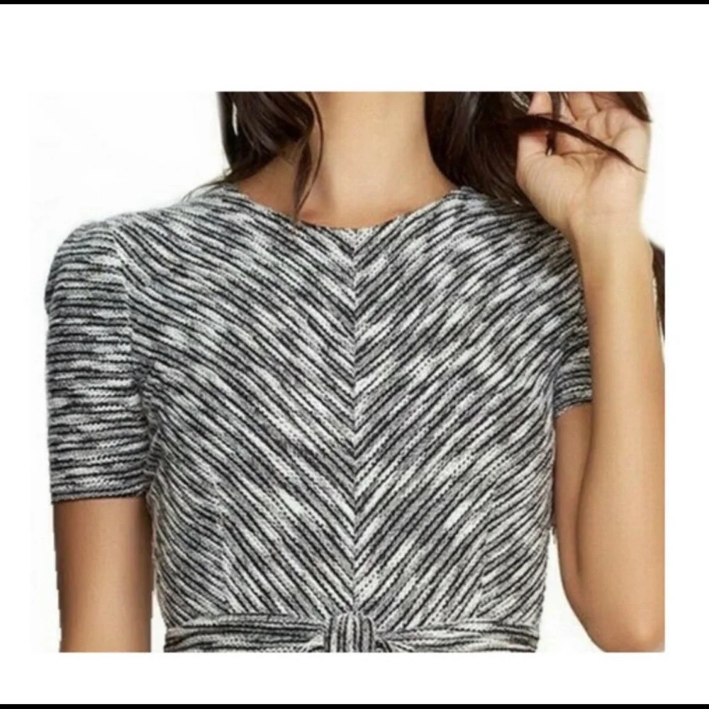 Anthropologie Hutch Dress NWT Avery Fit & Flare Black White Size M BEAUTIFUL! - Picture 3 of 11